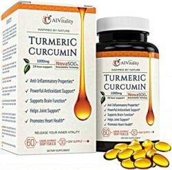 A1 Vitality brand turmeric curcumin supplement