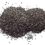 Chia seeds which are high on the protein in seeds chart