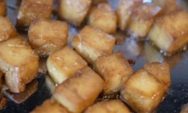 Sweet & Spicy Baked Tofu Story