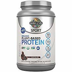 Tub of Garden of Life SPORT Plant-Based Protein Powder