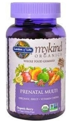 Garden of Life MyKind Organics best natural prenatal vitamins