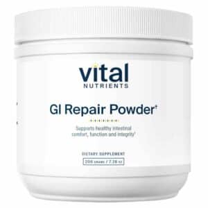 Can of GI Repair gut healing powder from Vital Nutrient