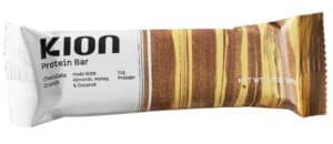 Kion Chocolate Crunch, one of the healthiest protein bars