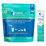 Bag of liquid IV electrolyte replacement powder