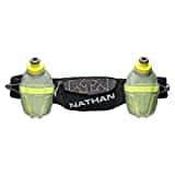 Nathan running belt with insulated bottles- if wondering how to carry water while running, this is one of the best ways!