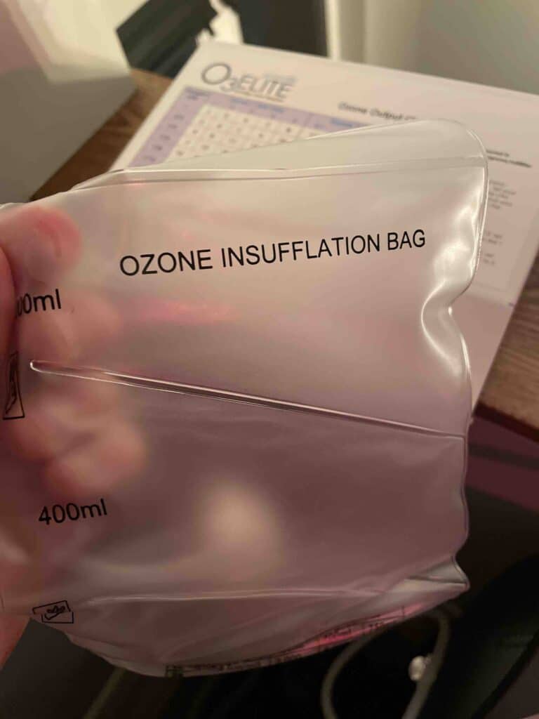 Ozone insufflation to overcome mold toxicity and limit how long mycotoxins stay in the body