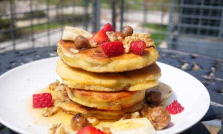 Cinnamon Churro Protein-Packed Pancakes