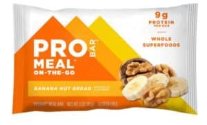 Picture of the Probar Meal bar which is a great bar to have along with your weight gain shakes for improving healthy weight gain. 