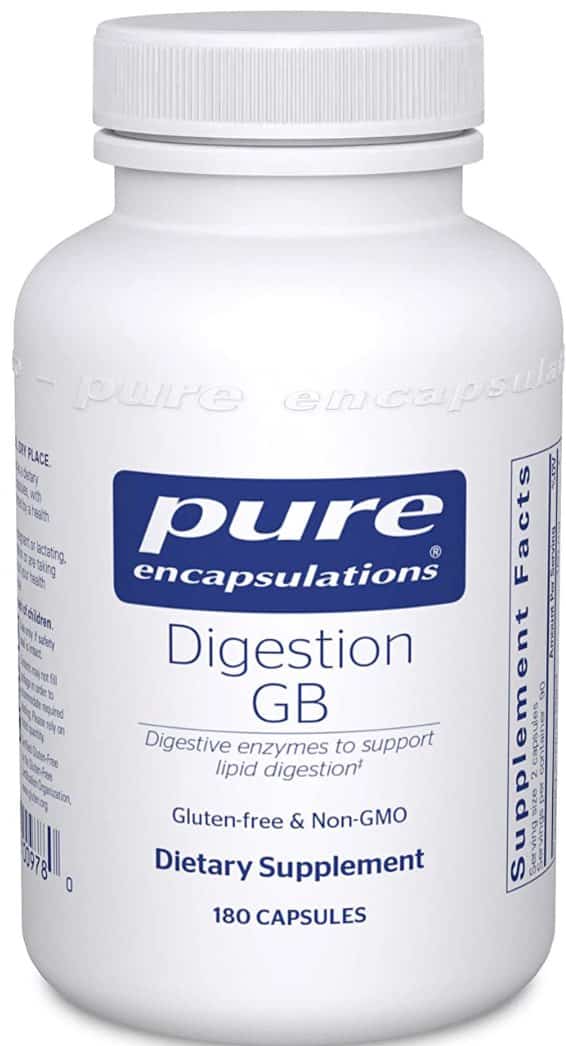 Pure Encapsulations Digestion GB - one of the best ox bile supplements to increase bile production