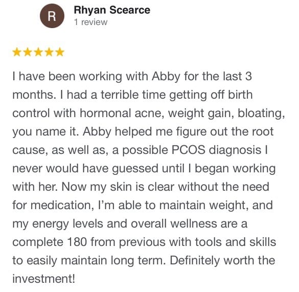 Google Testimonial from Rhyan Scearce