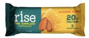 rise Bar Almond Honey all natural protein bars