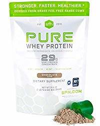 Bag of SFH PURE whey protein powder