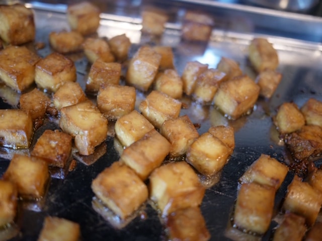 Sweet & Spicy Baked Tofu