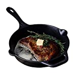 The Victoria 10-inch cast iron skillet- the best for those wondering what size cast iron skillet for steaks