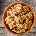 Bowl of walnuts which may be helpful in reducing inflammation in the body.