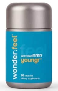 Bottle of Youngr NMN by Wonderfeel, arguably the best NAD supplement on the market