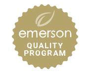 Emerson Wellevate Gold Rated Product logo used to signify a product or brand from it online dispensary has past its most stringent certification