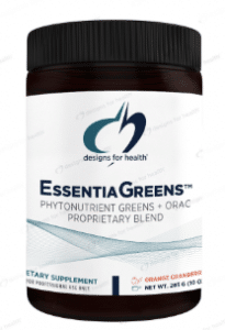 Bottle of EssentiaGreens by Designs for Health