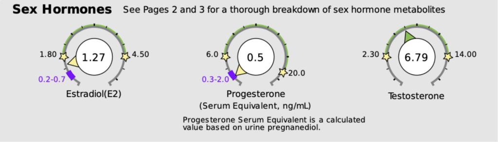 Example of hormone levels and how they change during fasting on your period and managing intermittent fasting and menstruation