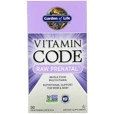 Vitamin Code Raw Prenatal Prenatal Vitamin, a finalist on our best natural prenatal vitamins list. 